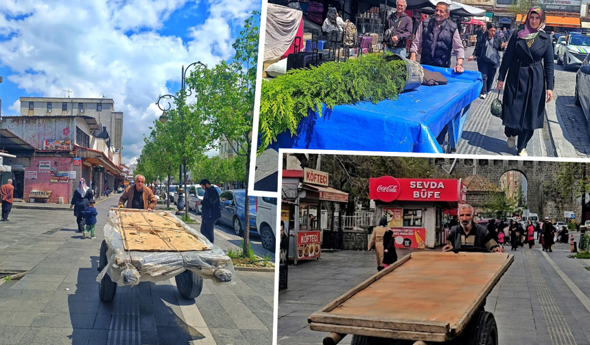 Diyarbakır Sur sokaklarında “çek-çek” geleneği sürüyor