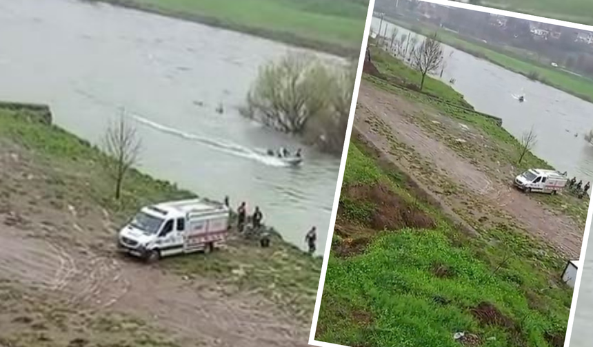 Suda mahsur kaldı! Diyarbakır’da AFAD’dan zamanla yarış