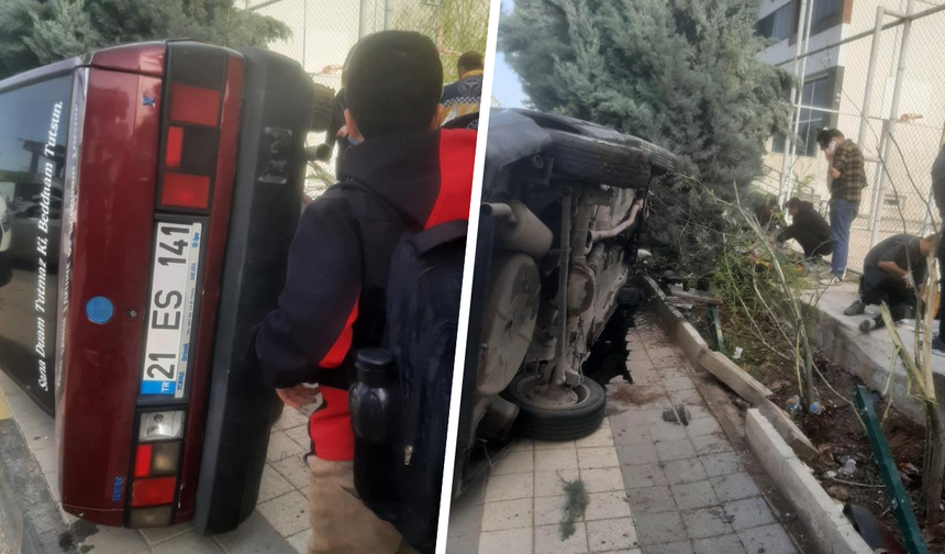 Diyarbakır’da akıl almaz olay: Drift atan sürücü öğrencilere çarpıp vatandaşlara bıçak çekti