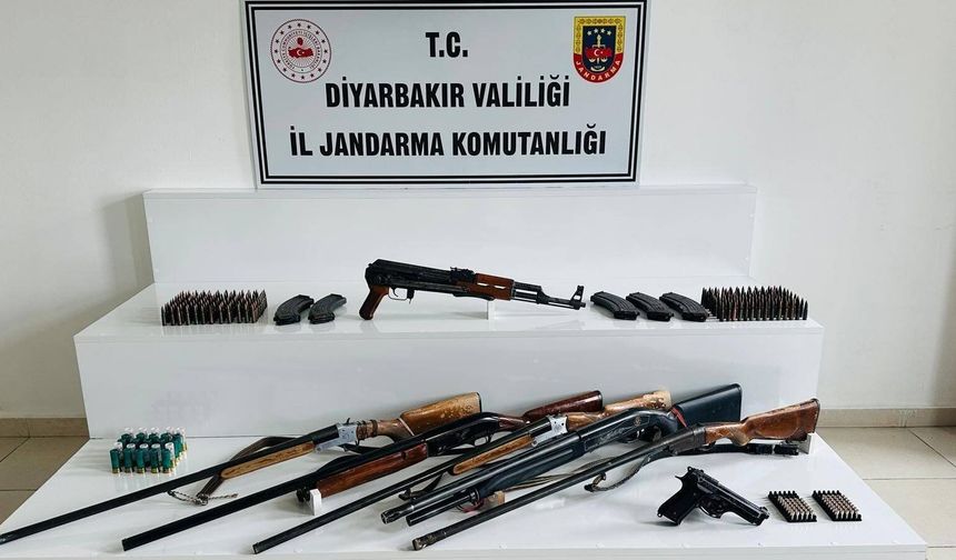 Diyarbakır’da silah kaçakçılığına ağır darbe