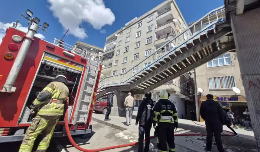 Diyarbakır’da baca yangını; dumandan etkilenenler var