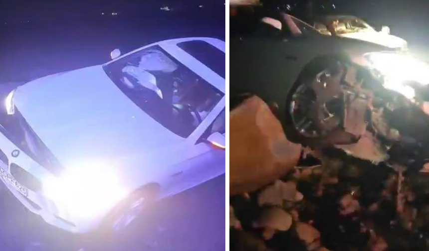 Diyarbakır'da korkutan kaza: Araç yoldan çıktı