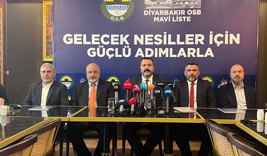 Diyarbakır OSB’de seçim heyecanı: Fidan “Mavi Liste” ile yeniden aday