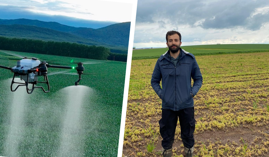 Diyarbakır’da tarlalar çamura gömüldü: Çiftçi drona mecbur kaldı