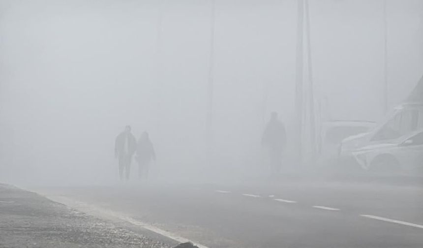 Diyarbakır'da sis etkili oldu: Görüş mesafesi 20 metreye düştü
