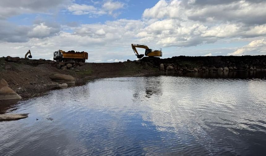 Diyarbakır’da sulama göleti inşaatı tamamlandı, mahalle sulara kavuştu