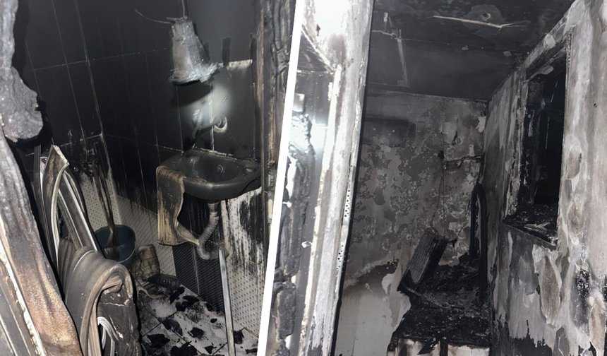 Diyarbakır'da otel odasında yangın paniği