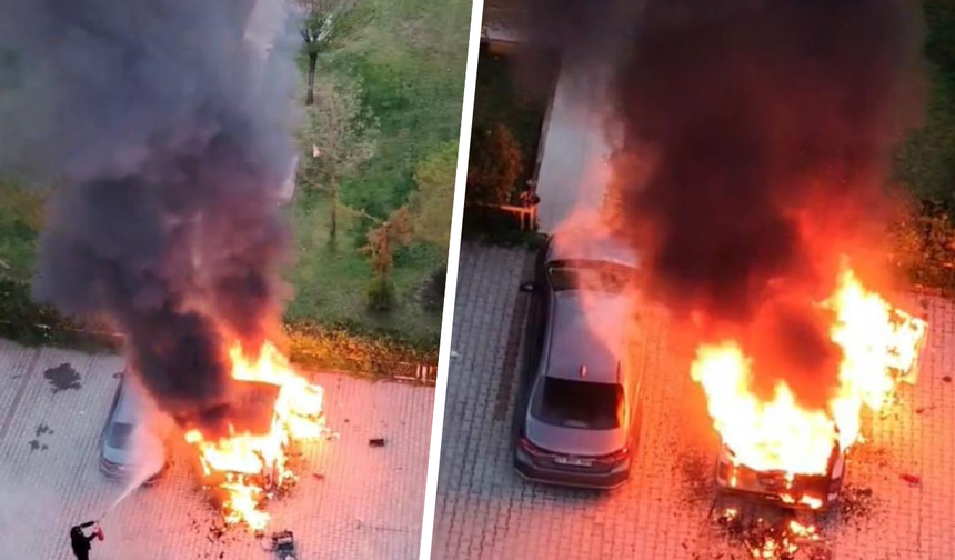 Diyarbakır’da site içinde korkutan yangın: Binadakiler tahliye edildi