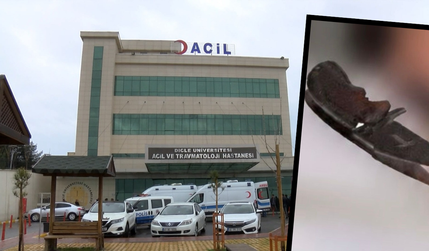Diyarbakır’da hekime bıçak çeken şüpheli, tutuklandı