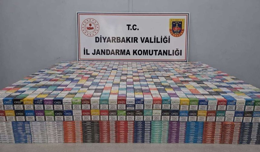 Diyarbakır’da binlerce kaçak ürün ele geçirildi