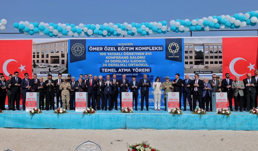 Nusaybin’de Ömer Özel Eğitim Kompleksi’nin temeli atıldı