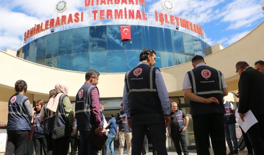 Diyarbakır Otogarı’nda bayram öncesi denetim