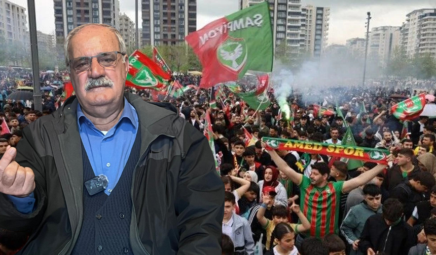 Amedspor kutlamasında ölümden döndü