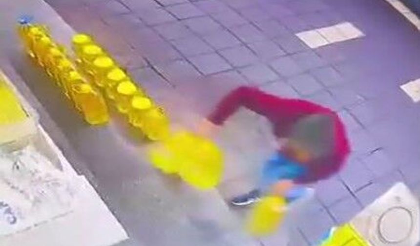 Diyarbakır’da ilginç hırsızlık: Kaşla göz arasında 5 litrelik yağları çaldı