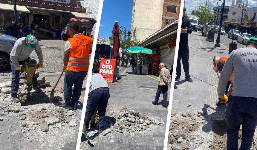 Diyarbakır’da elektrik arızasına “Kazma Kürek” müdahalesi!
