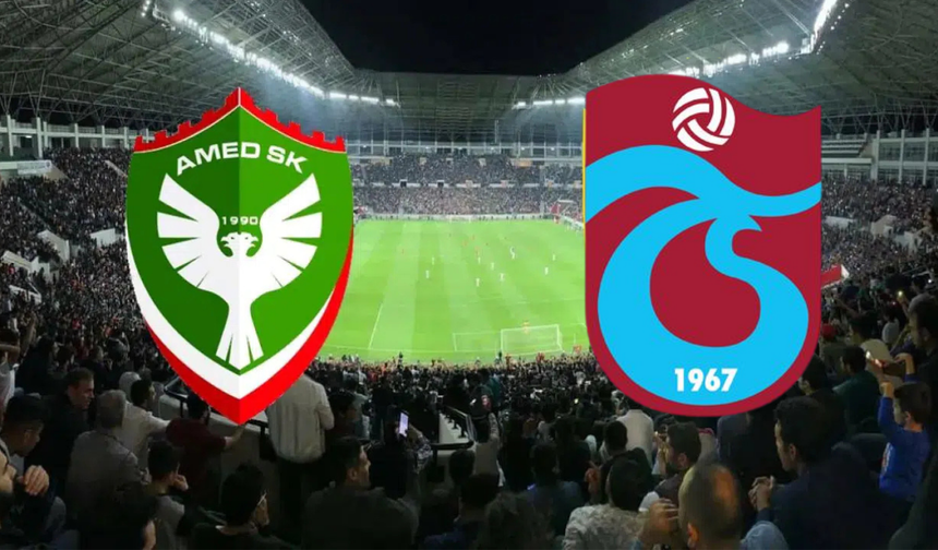Amedspor kombinede Trabzonspor'u üçe katladı