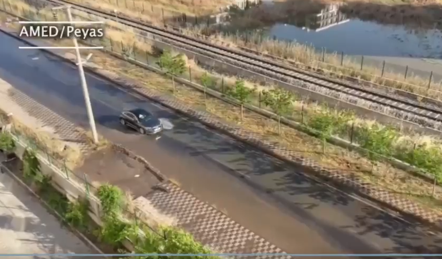 Diyarbakır’da patlayan logar mahalleliyi isyan ettirdi!
