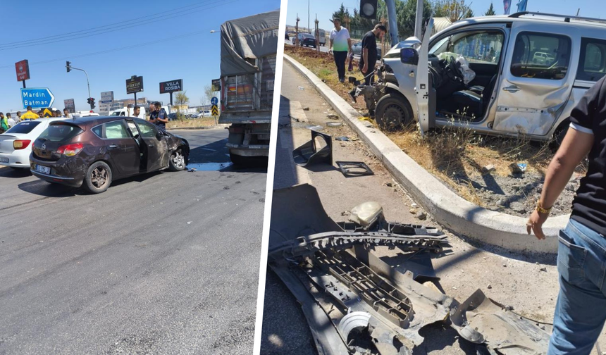 Diyarbakır’da trafik kazası: Yaralılar var