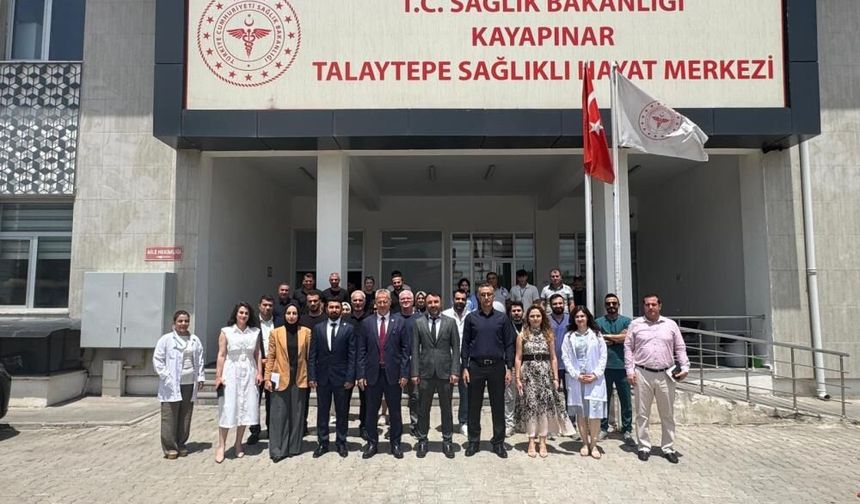 Diyarbakır’da diş hekimleri sağlıklı hayat merkezini yerinde inceledi