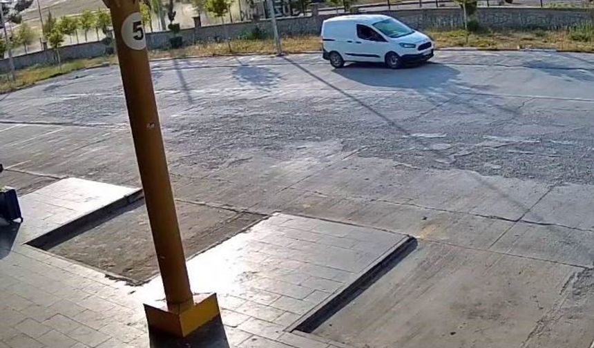 Diyarbakır’da korkutan kaza kamerada