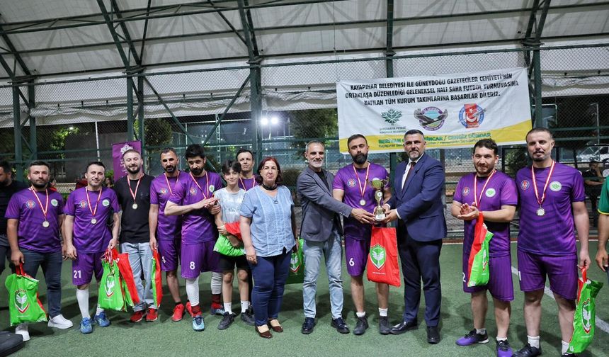 Diyarbakır’da kurumlar arası futbol turnuvası sona erdi