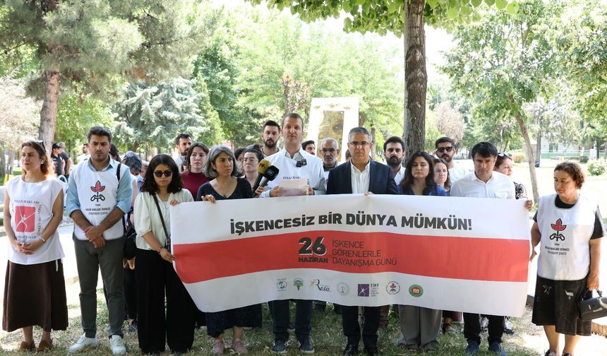 Diyarbakır’dan “İşkenceye Hayır” çağrısı