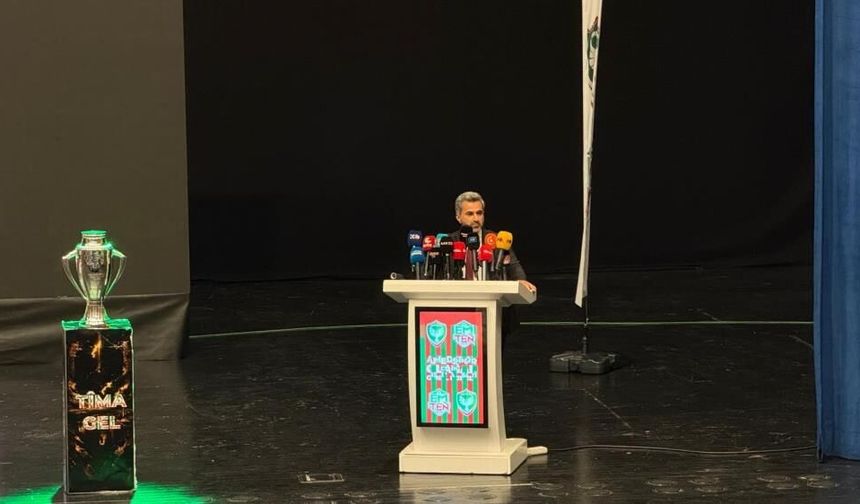 Amedspor’dan Süper Lig mesajı: Düşmemek için değil, liderlik için varız