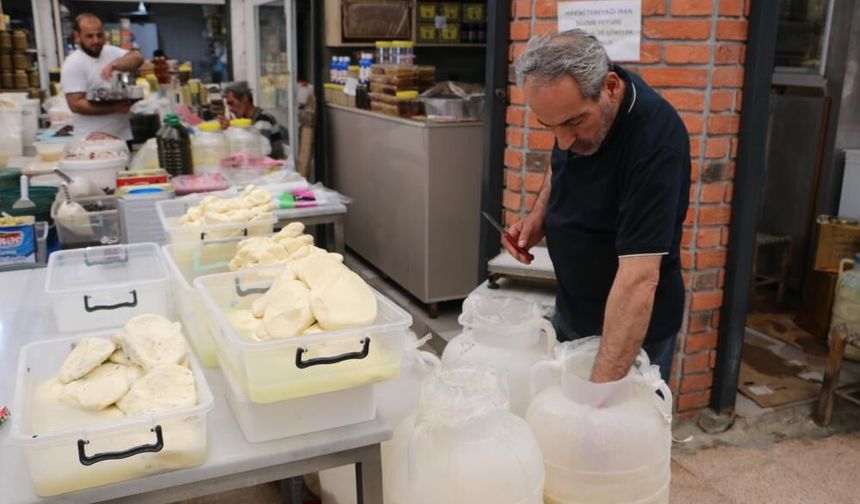 Diyarbakır’da kış hazırlığı peynirle başladı!