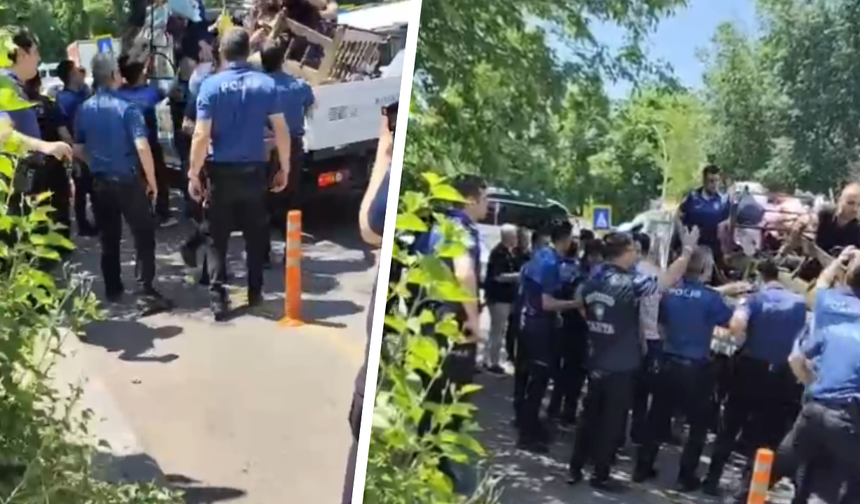 Diyarbakır’da usulsüz işyeri kullanımına zabıta ve polis müdahalesi