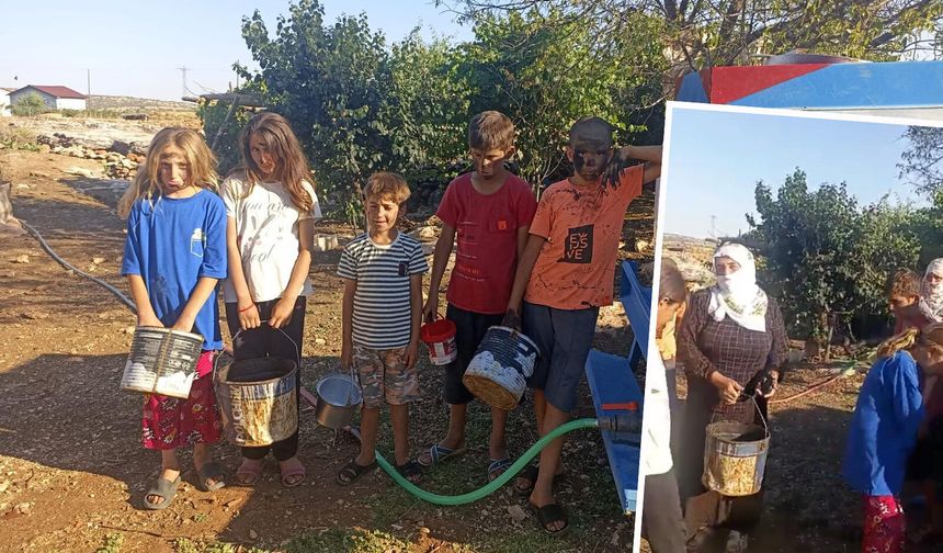 Diyarbakır'da 40 haneli mahalle bir aydan fazladır susuz! Köylüler tanker suyuna mahkûm