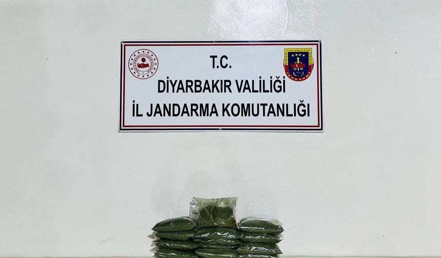 Diyarbakır’da kilolarca uyuşturucu madde ele geçirildi