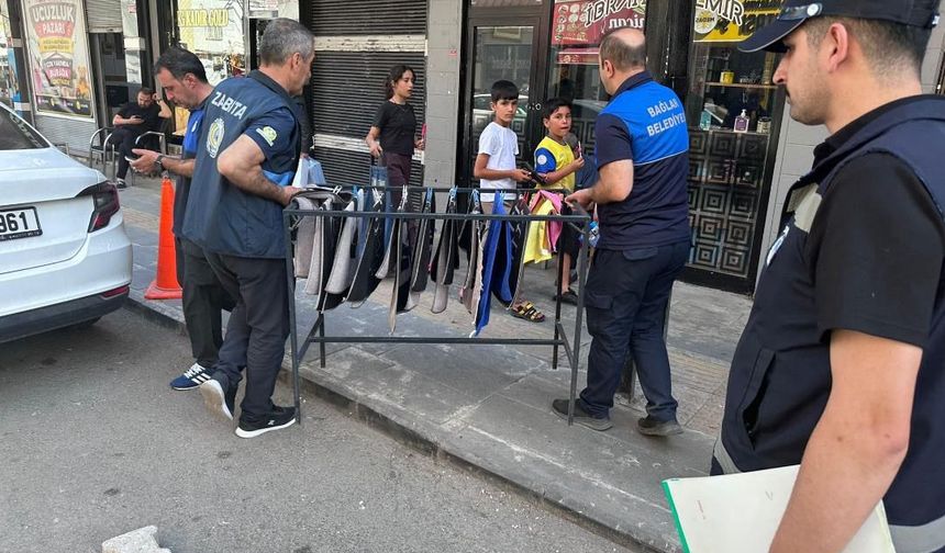 Diyarbakır'da kaldırım ve yaya yolu işgallerine sıkı denetim