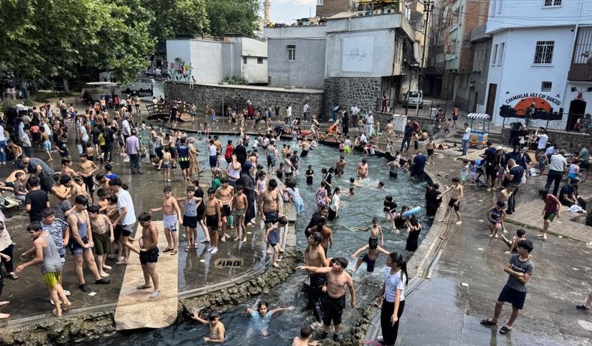 Diyarbakır’da sıcakların çaresi Anzele tıklım tıklım