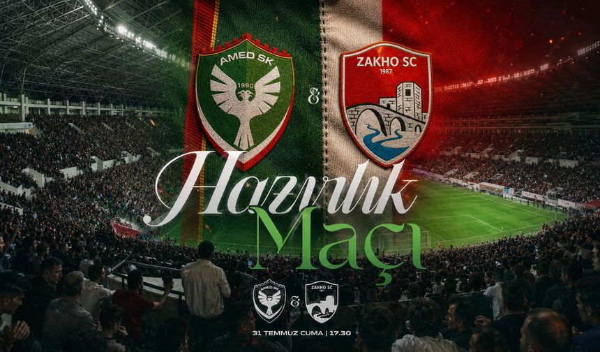 Amedspor, Zakho SC karşısında hazırlık maçına çıkıyor: İşte maç saati ve yayın bilgileri