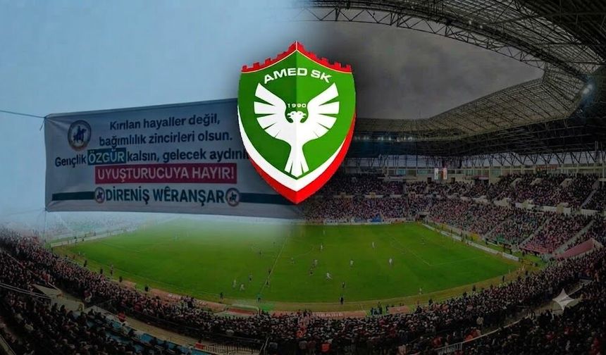 Amedspor taraftarlarından uyuşturucuya karşı farkındalık seferberliği