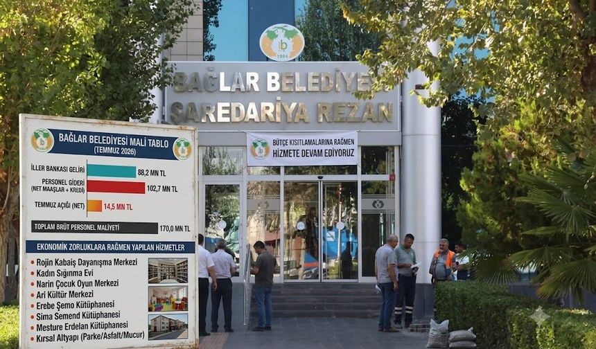 Diyarbakır Bağlar Belediyesi'nde finansman krizi: Personel gideri geliri aştı