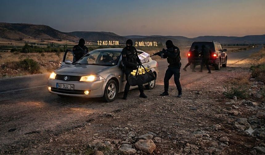 Şanlıurfa'da filmleri aratmayan gasp: 12 kilogram altın ile 2 milyon TL çaldılar
