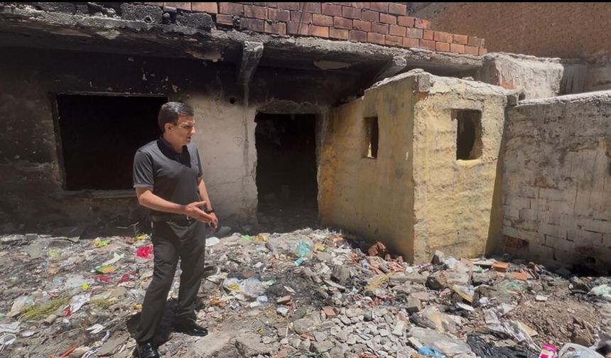 Geceleri karanlık, gündüzleri çöplük: Diyarbakır’daki metruk ev tepkisi