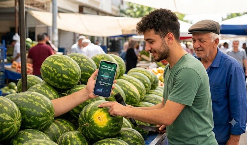 Karpuzun başkentinde yeni trend: Diyarbakırlılar Yapay Zekayla karpuz seçiyor
