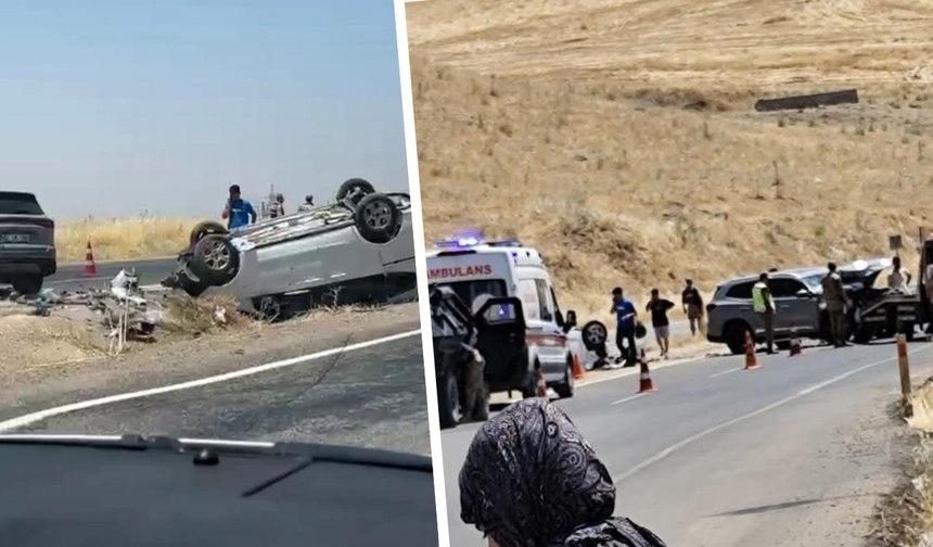 Diyarbakır'da kontrolden çıkan araçlar çarpıştı: Çok sayıda yaralı