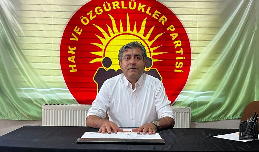 HAK-PAR Genel Başkanı Düzgün Kaplan: “Bu Bir Çözüm Süreci Değil, Terörsüz Türkiye Sürecidir”