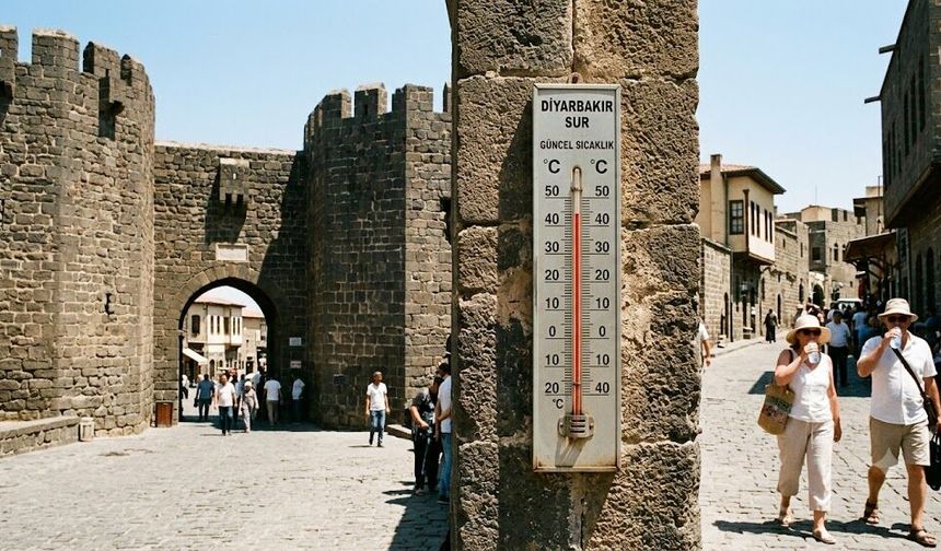 Meteoroloji uyardı: Diyarbakır’da termometreler 44’ü gösterecek