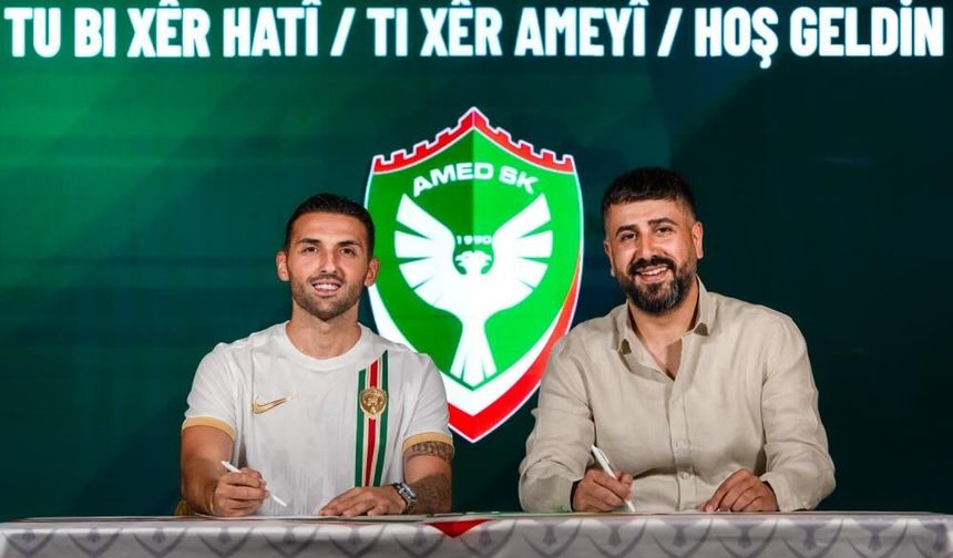 Amedspor, Umut Meraş'ı transfer ettiğini duyurdu
