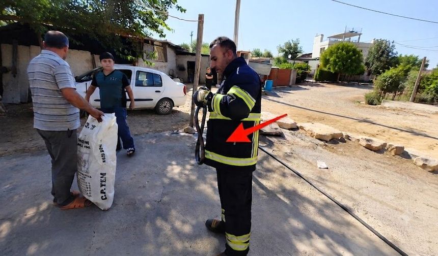 Diyarbakır'da ev sahiplerini korkutan misafir