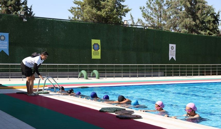 Diyarbakır'da ücretsiz yaz spor okullarına yoğun ilgi