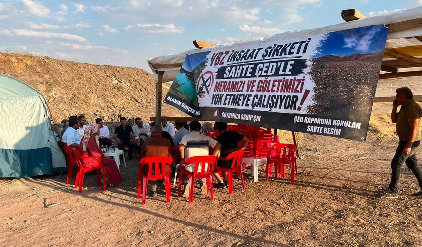 Diyarbakır’da GES isyanı; Toprağımıza, suyumuza dokunmayın