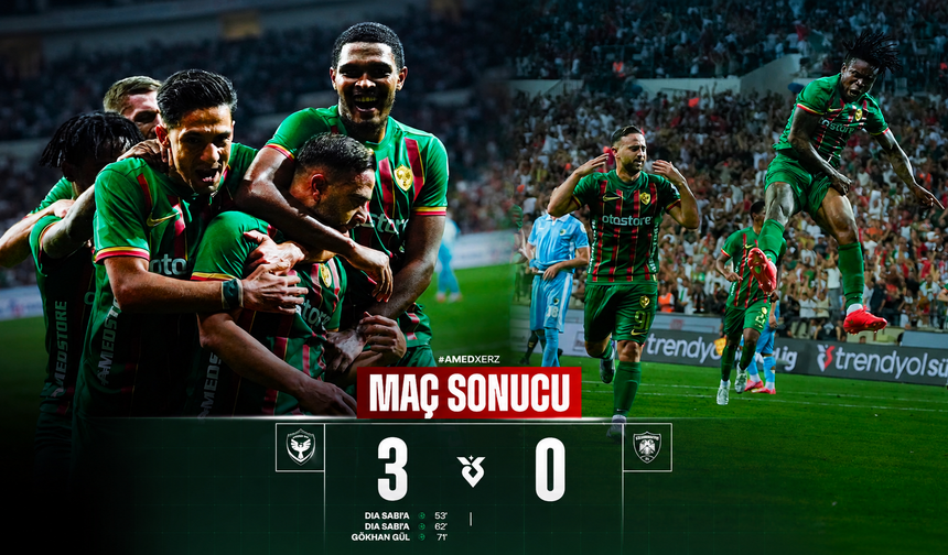 Musa Roni Cansever yazdı: Amedspor Fırtınası; Sezona 3-0’lık galibiyetle başladı