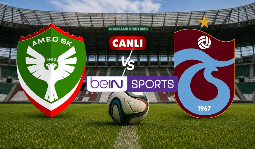 Amedspor-Trabzonspor maçının yayın bilgisi belli oldu! İşte kanalı ve başlama saati