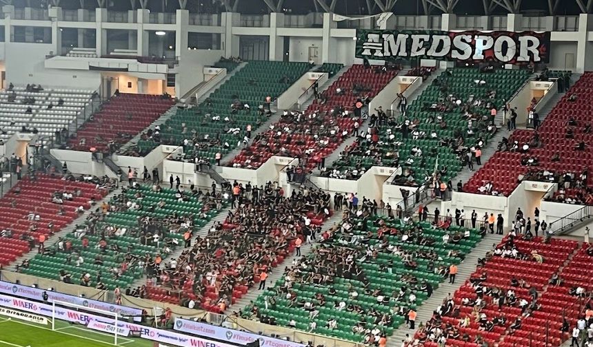 Amedspor-Trabzonspor maçına saatler kala Diyarbakır Stadı’nda yoğunluk