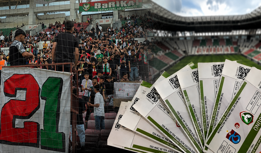 Amedspor-Trabzonspor maçına taraftar hücumu! Biletlerin tamamı tükendi